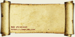 Danica Ubović vizit kartica